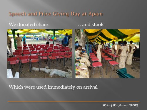 Donations from UK Schools To Schools in Ghana