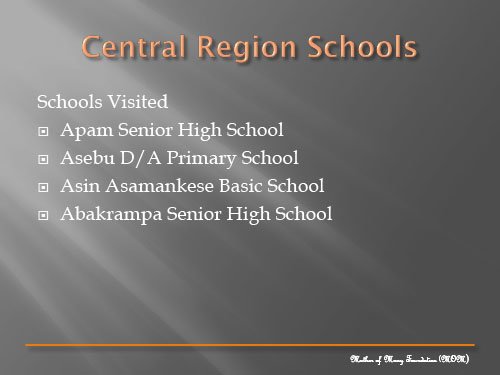 Donations from UK Schools To Schools in Ghana