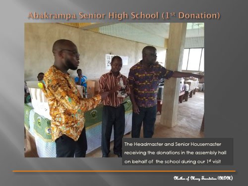 Donations from UK Schools To Schools in Ghana