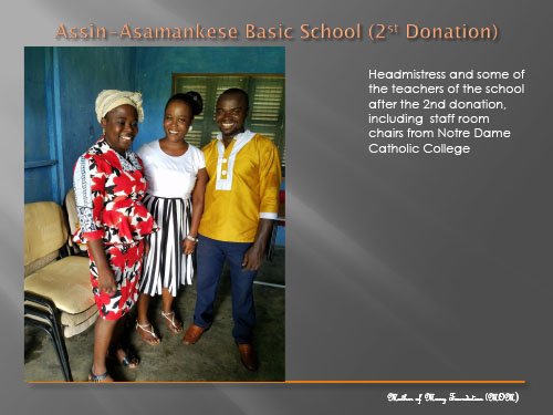 Donations from UK Schools To Schools in Ghana